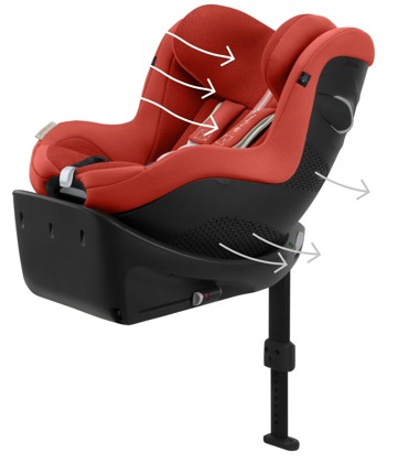 Autosedačka Cybex SIRONA Gi i-Size Hibiscus Red Plus 2023_6